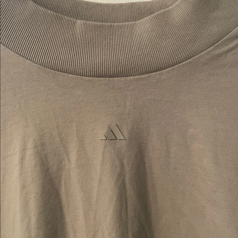Adidas‎ Men's 3XL Long Sleeve Beige Tee 100% Cotton